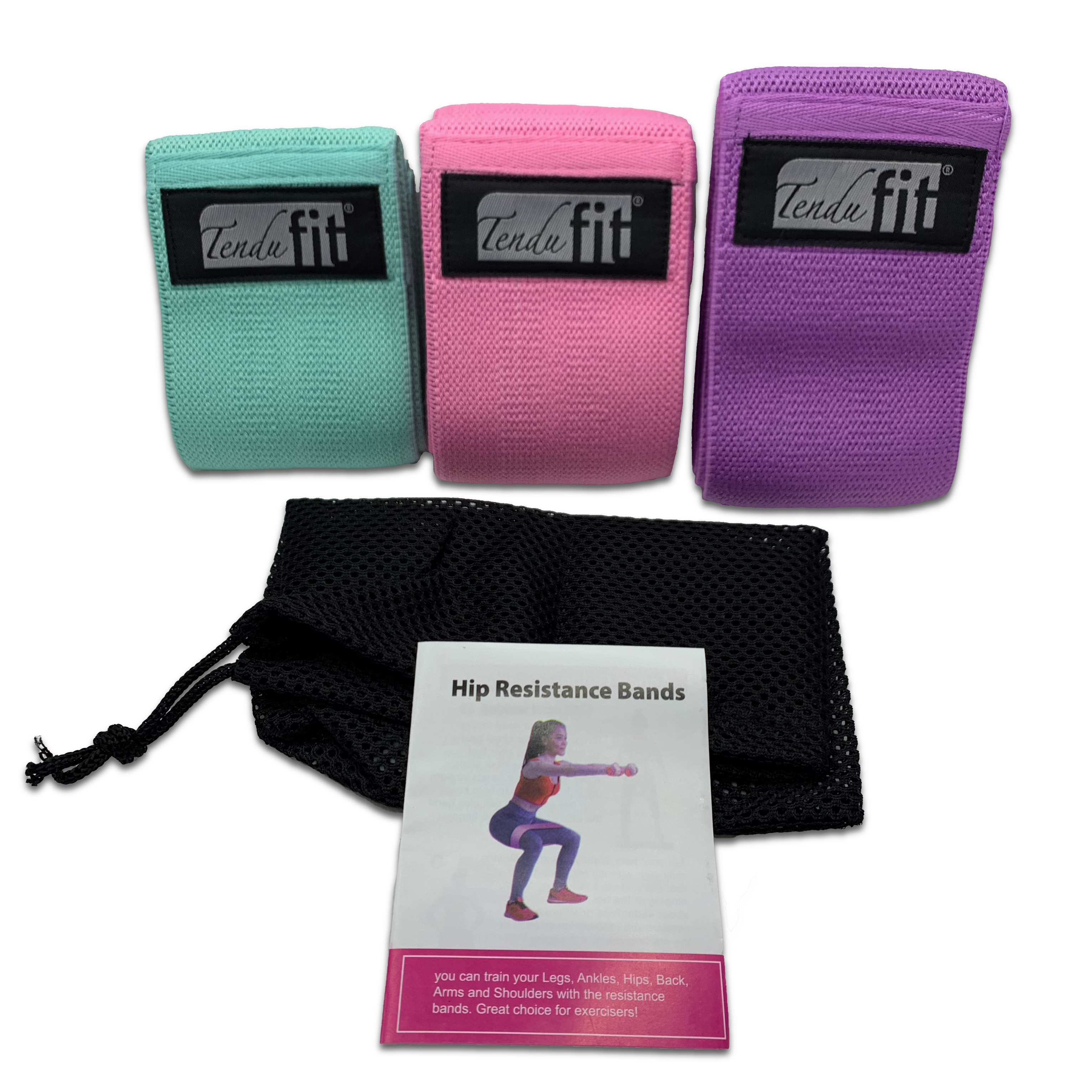 Tendu Booty Bands- Set of 3- T1071 – BalletPro - Main Image